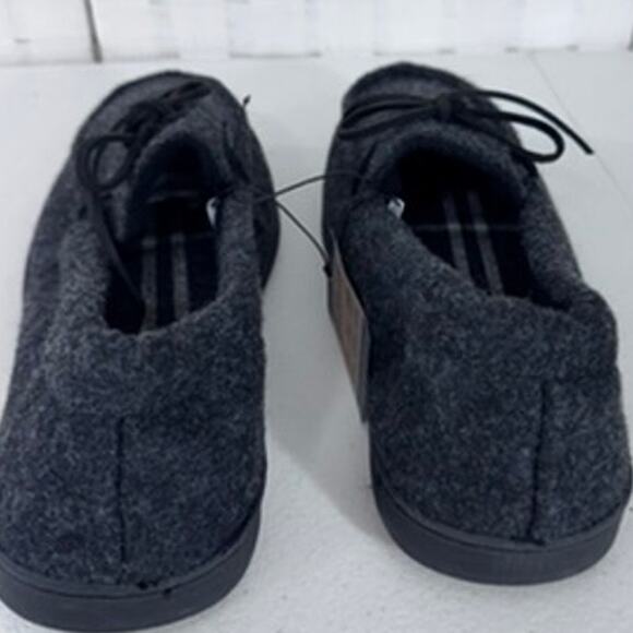 NWT!!"DEAR FORMS" DLUXE, Men's Slippers, Memory Form, Grey/Black ,Size LG 11-12 - Picture 3 of 8